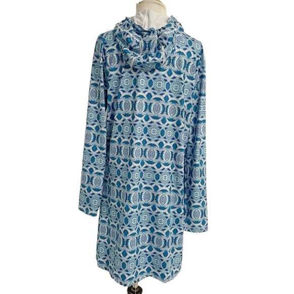 Cabana Life Size Large Dress Long Sleeve Hoodie Resort Beach Vacation SPF - Picture 4 of 8